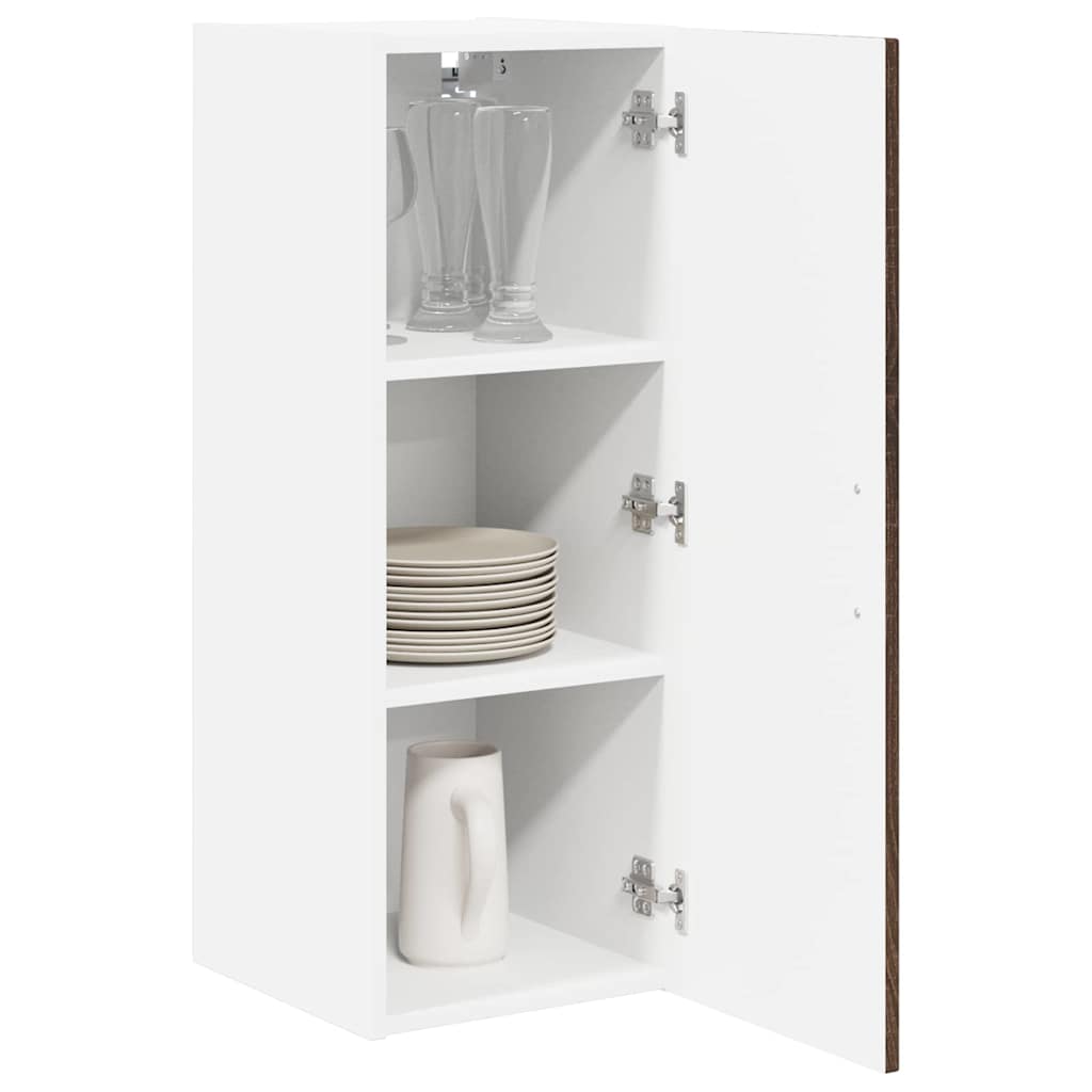 Wall Cabinet LUCCA Brown Oak 30 x 31 x 80 cm Engineered Wood