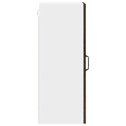 Wall Cabinet LUCCA Brown Oak 30 x 31 x 80 cm Engineered Wood