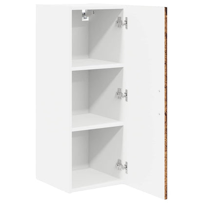 Wall Cabinet LUCCA Old Wood 30 x 31 x 80 cm Engineered Wood