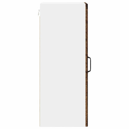 Wall Cabinet LUCCA Old Wood 30 x 31 x 80 cm Engineered Wood