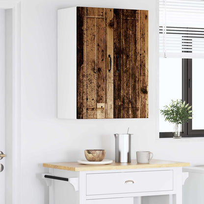 Wall Cabinet LUCCA 2 pcs Old Wood Engineered Wood