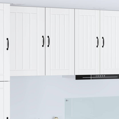 Wall Cabinet LUCCA White 40 x 31 x 80 cm Engineered Wood