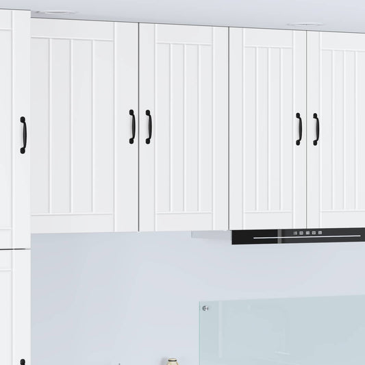 Wall Cabinet LUCCA White 40 x 31 x 80 cm Engineered Wood