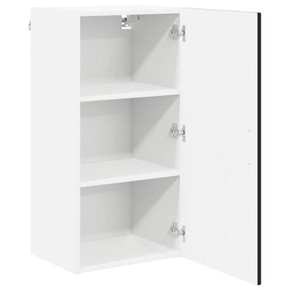 Wall Cabinet LUCCA Black 40 x 31 x 80 cm Engineered Wood