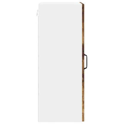 Wall Cabinet LUCCA Smoked Oak 40 x 31 x 80 cm Engineered Wood