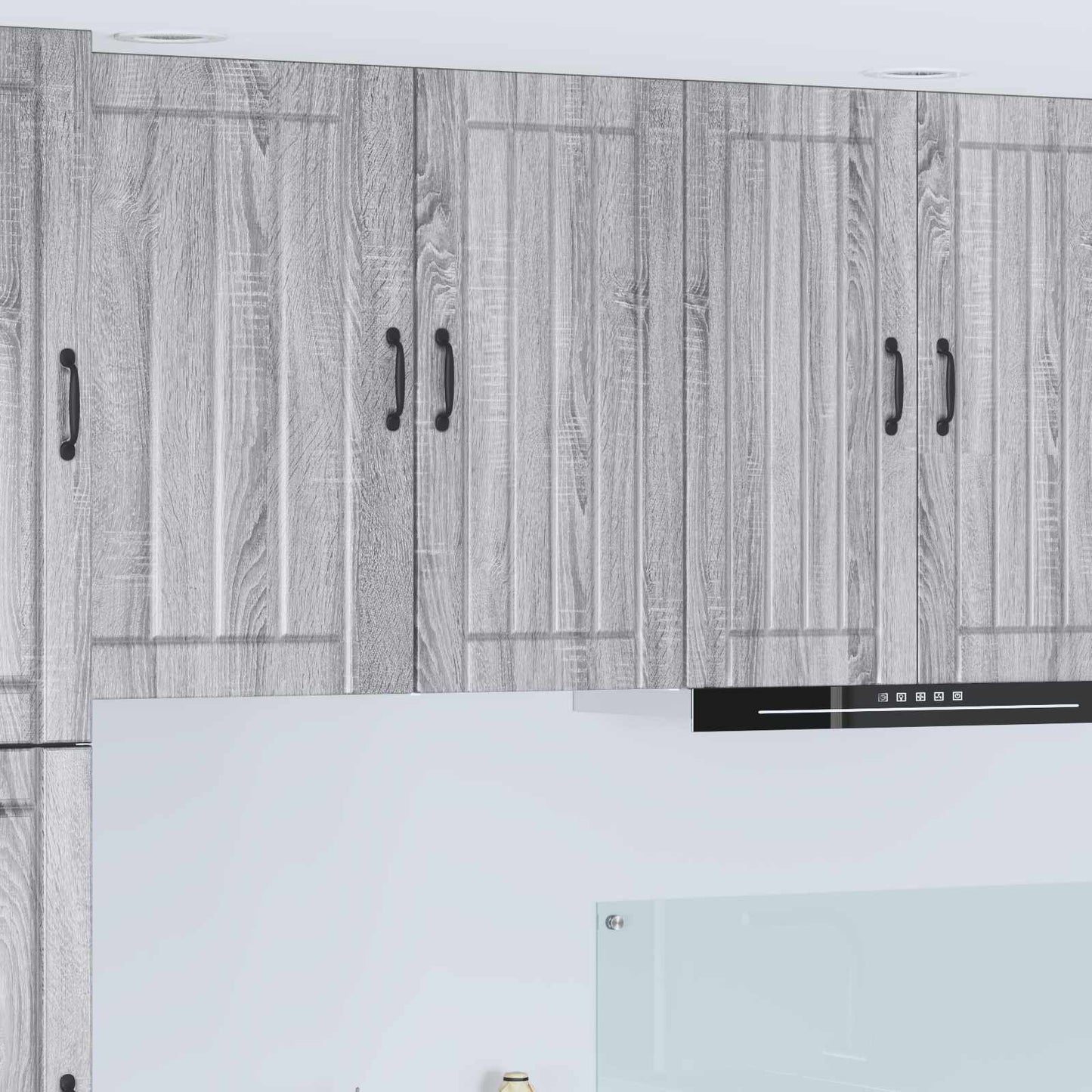 Wall Cabinet LUCCA Grey Sonoma 40 x 31 x 80 cm Engineered Wood