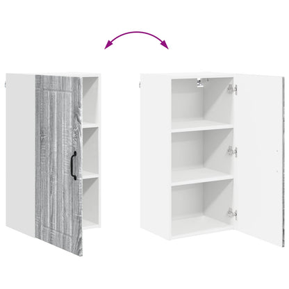 Wall Cabinet LUCCA Grey Sonoma 40 x 31 x 80 cm Engineered Wood