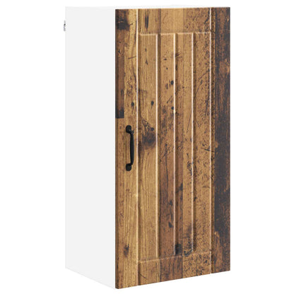 Wall Cabinet LUCCA Old Wood 40 x 31 x 80 cm Engineered Wood