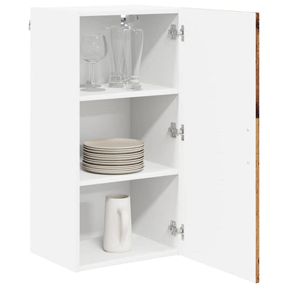 Wall Cabinet LUCCA Old Wood 40 x 31 x 80 cm Engineered Wood