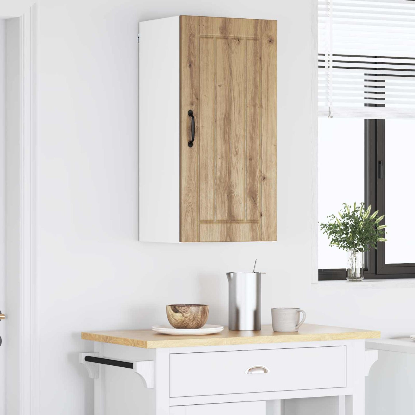 Wall Cabinet LUCCA Artisan Oak 40 x 31 x 80 cm Engineered Wood