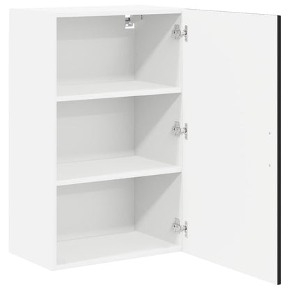 Wall Cabinet LUCCA Black 50 x 31 x 80 cm Engineered Wood