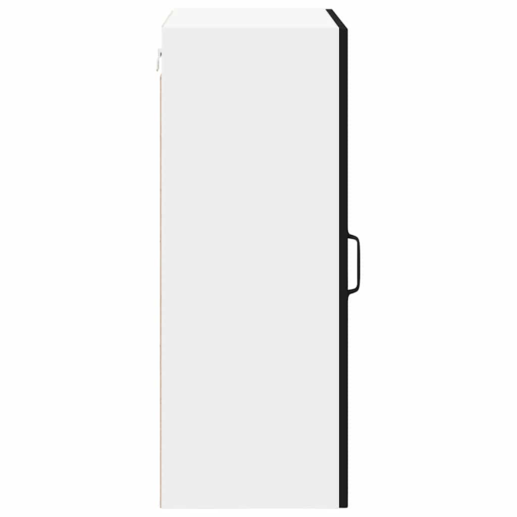 Wall Cabinet LUCCA Black 50 x 31 x 80 cm Engineered Wood