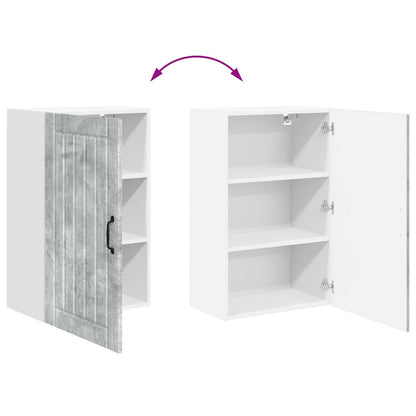 Wall Cabinet LUCCA Concrete Grey 50 x 31 x 80 cm