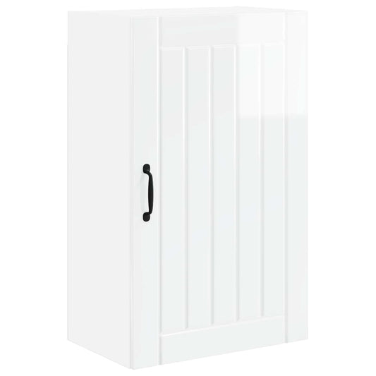 Wall Cabinet LUCCA High Gloss White 50 x 31 x 80 cm