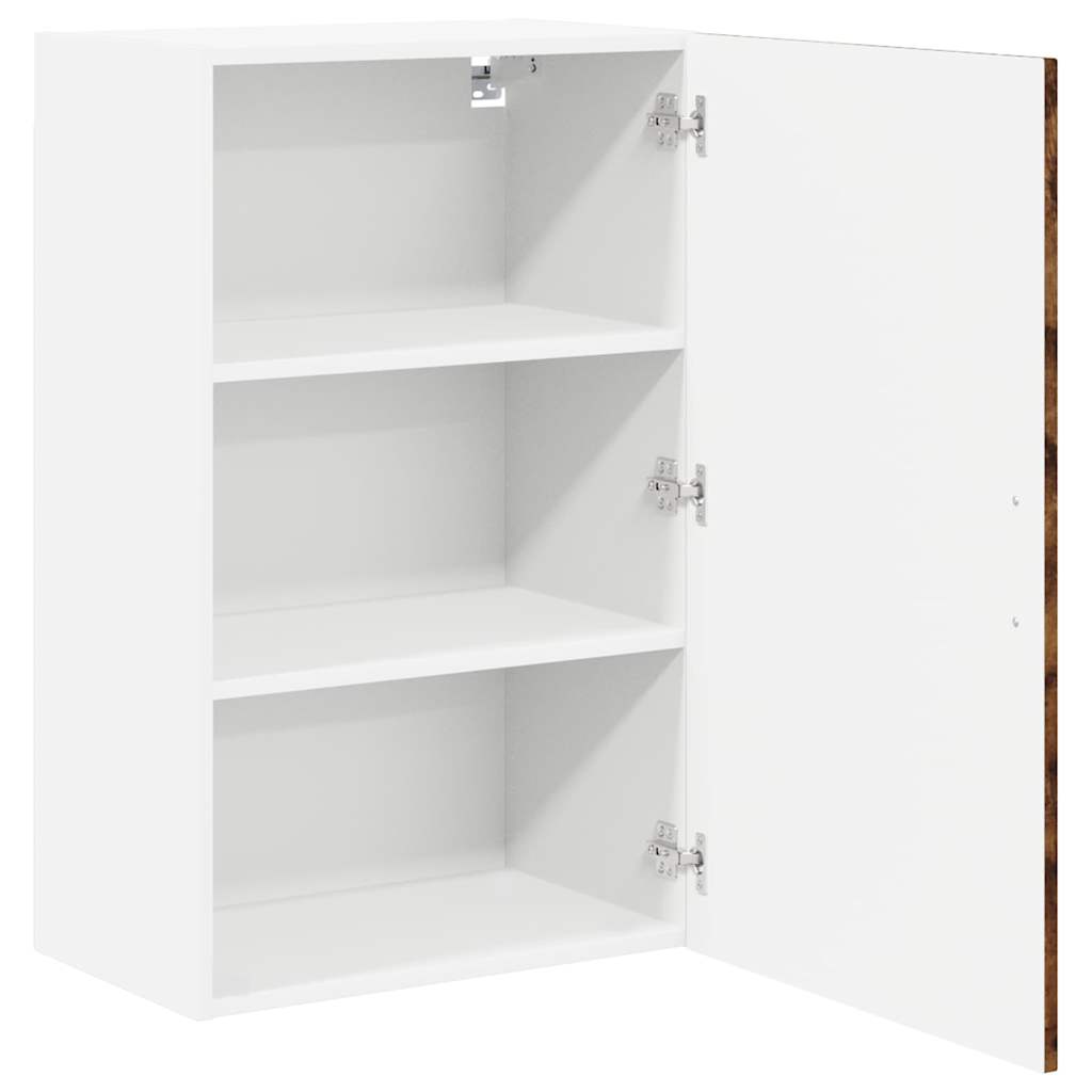 Wall Cabinet LUCCA Smoked Oak 50 x 31 x 80 cm Engineered Wood
