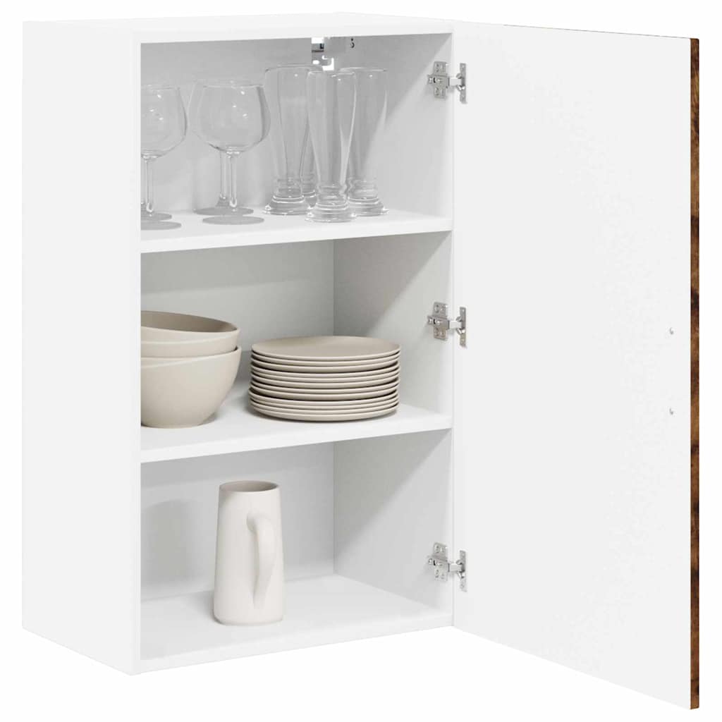 Wall Cabinet LUCCA Smoked Oak 50 x 31 x 80 cm Engineered Wood
