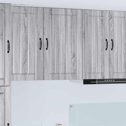 Wall Cabinet LUCCA Grey Sonoma 50 x 31 x 80 cm Engineered Wood