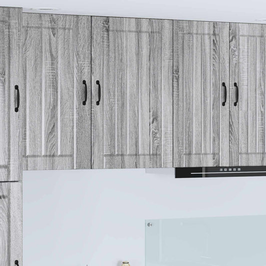 Wall Cabinet LUCCA Grey Sonoma 50 x 31 x 80 cm Engineered Wood