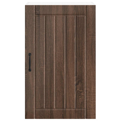 Wall Cabinet LUCCA Brown Oak 50 x 31 x 80 cm Engineered Wood