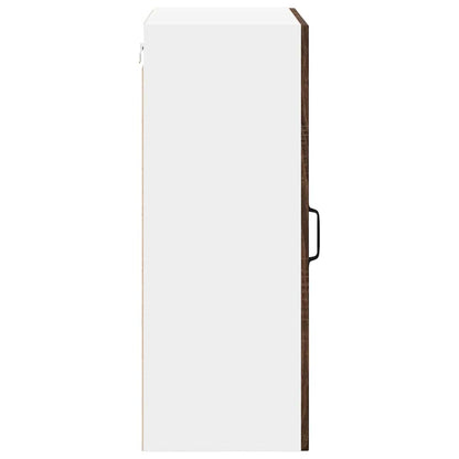 Wall Cabinet LUCCA Brown Oak 50 x 31 x 80 cm Engineered Wood
