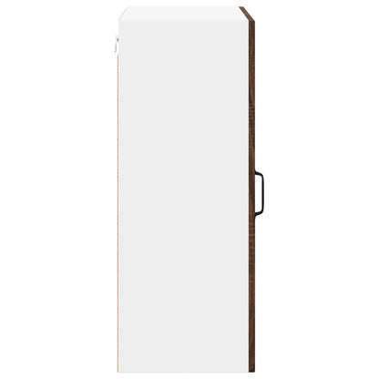 Wall Cabinet LUCCA Brown Oak 50 x 31 x 80 cm Engineered Wood