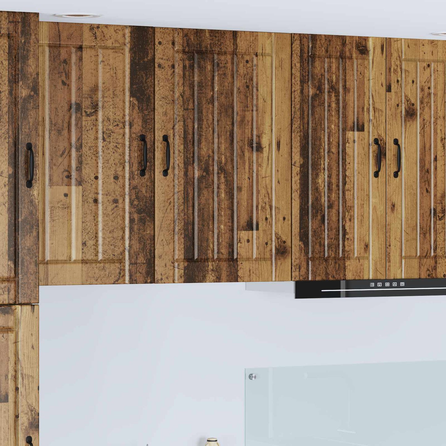 Wall Cabinet LUCCA Old Wood 50 x 31 x 80 cm Engineered Wood