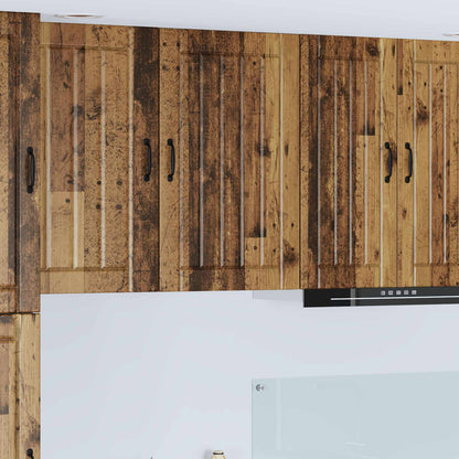 Wall Cabinet LUCCA Old Wood 50 x 31 x 80 cm Engineered Wood