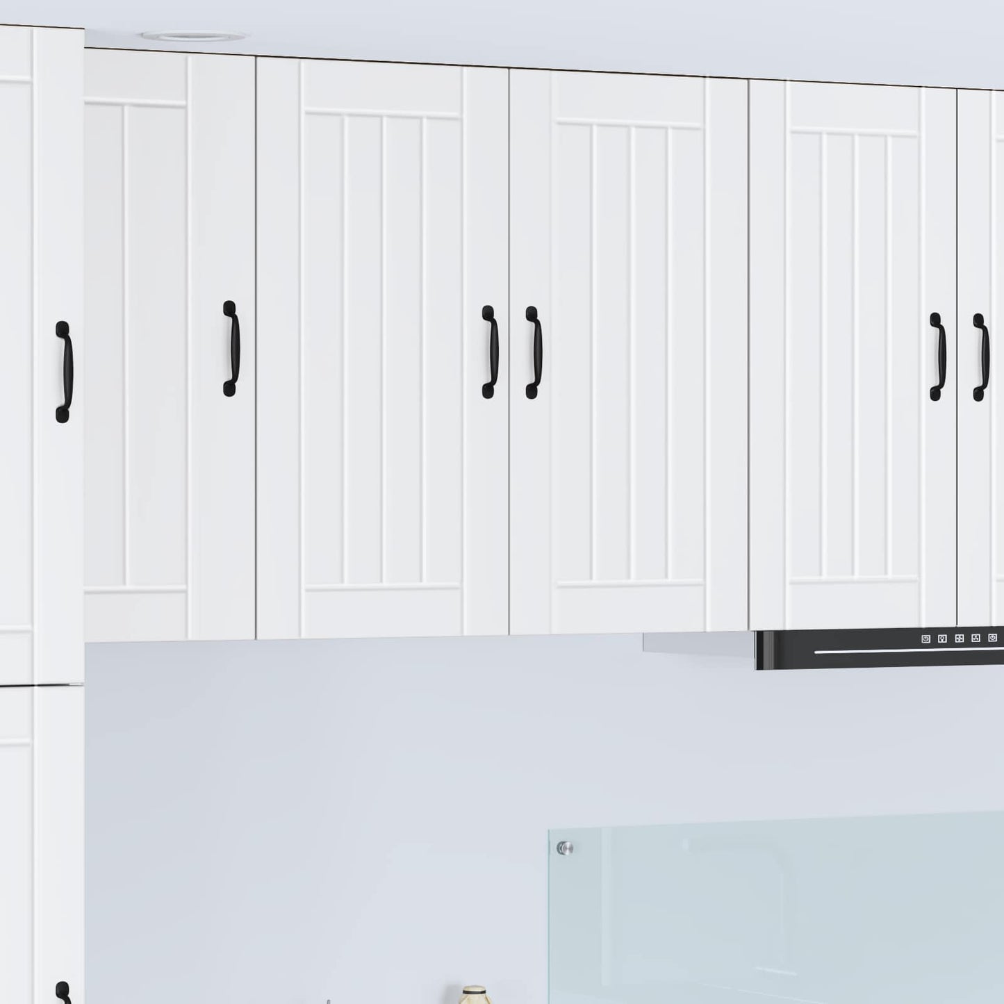 Wall Cabinet LUCCA White 80 x 31 x 80 cm Engineered Wood