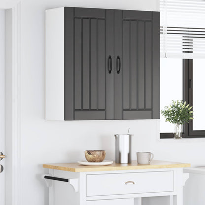 Wall Cabinet LUCCA Black 80 x 31 x 80 cm Engineered Wood