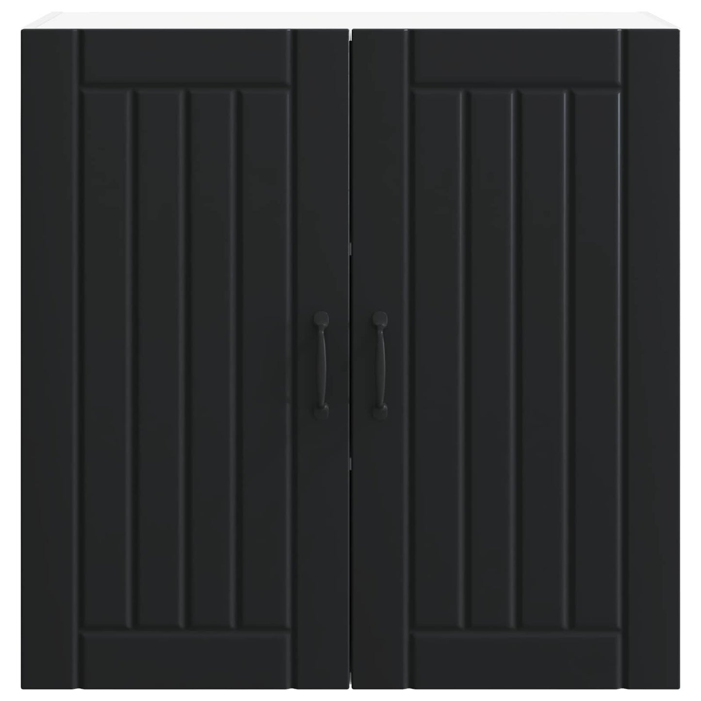 Wall Cabinet LUCCA Black 80 x 31 x 80 cm Engineered Wood
