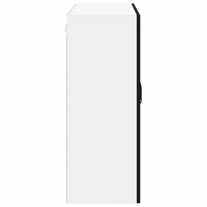 Wall Cabinet LUCCA Black 80 x 31 x 80 cm Engineered Wood