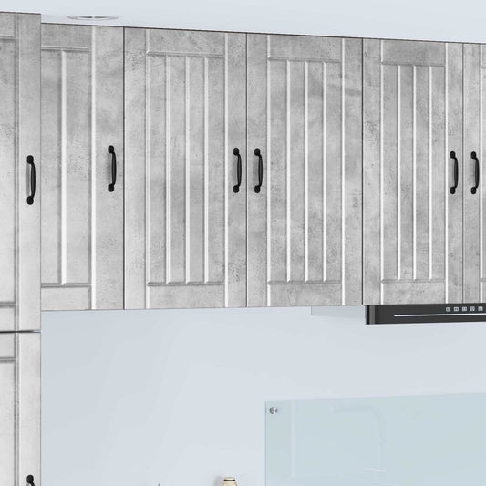 Wall Cabinet LUCCA Concrete Grey 80 x 31 x 80 cm