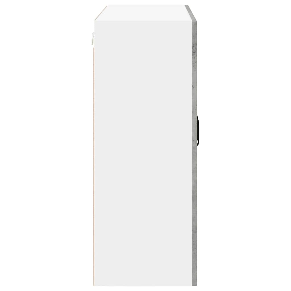 Wall Cabinet LUCCA Concrete Grey 80 x 31 x 80 cm