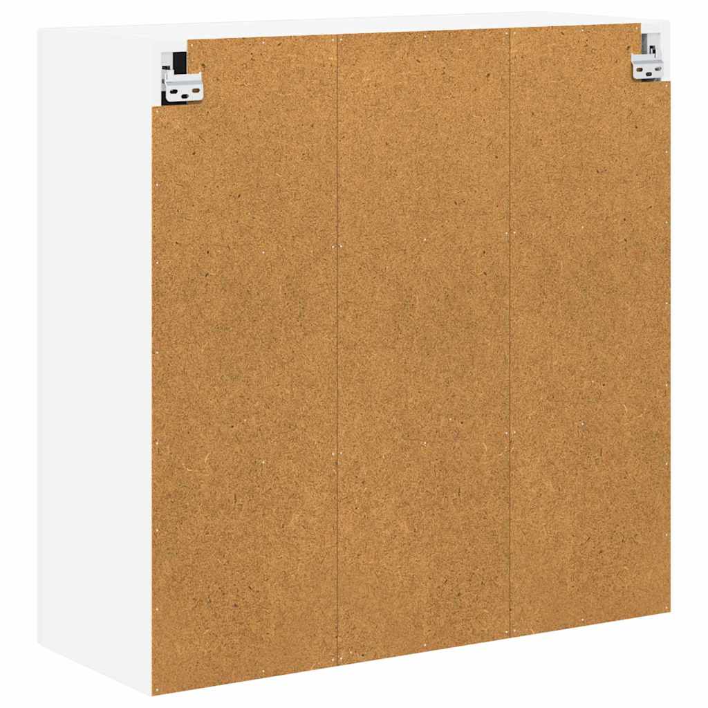 Wall Cabinet LUCCA High Gloss White 80 x 31 x 80 cm