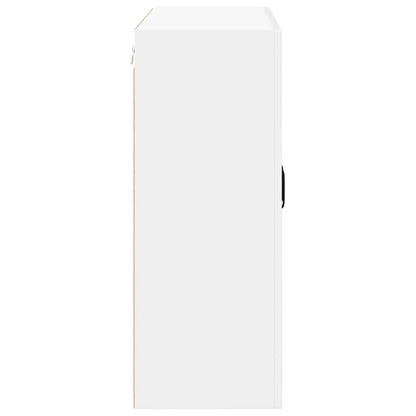 Wall Cabinet LUCCA High Gloss White 80 x 31 x 80 cm