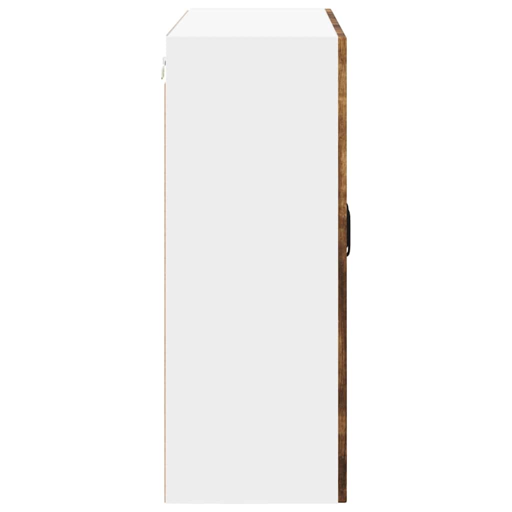 Wall Cabinet LUCCA Smoked Oak 80 x 31 x 80 cm Engineered Wood