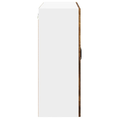 Wall Cabinet LUCCA Smoked Oak 80 x 31 x 80 cm Engineered Wood