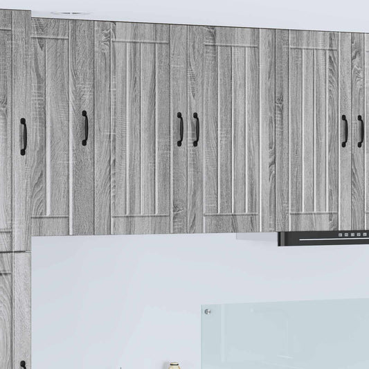Wall Cabinet LUCCA Grey Sonoma 80 x 31 x 80 cm Engineered Wood