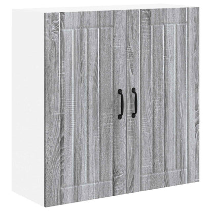 Wall Cabinet LUCCA Grey Sonoma 80 x 31 x 80 cm Engineered Wood