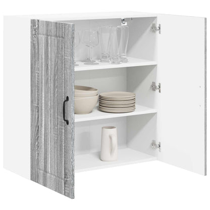 Wall Cabinet LUCCA Grey Sonoma 80 x 31 x 80 cm Engineered Wood