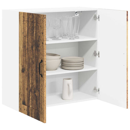 Wall Cabinet LUCCA Old Wood 80 x 31 x 80 cm Engineered Wood