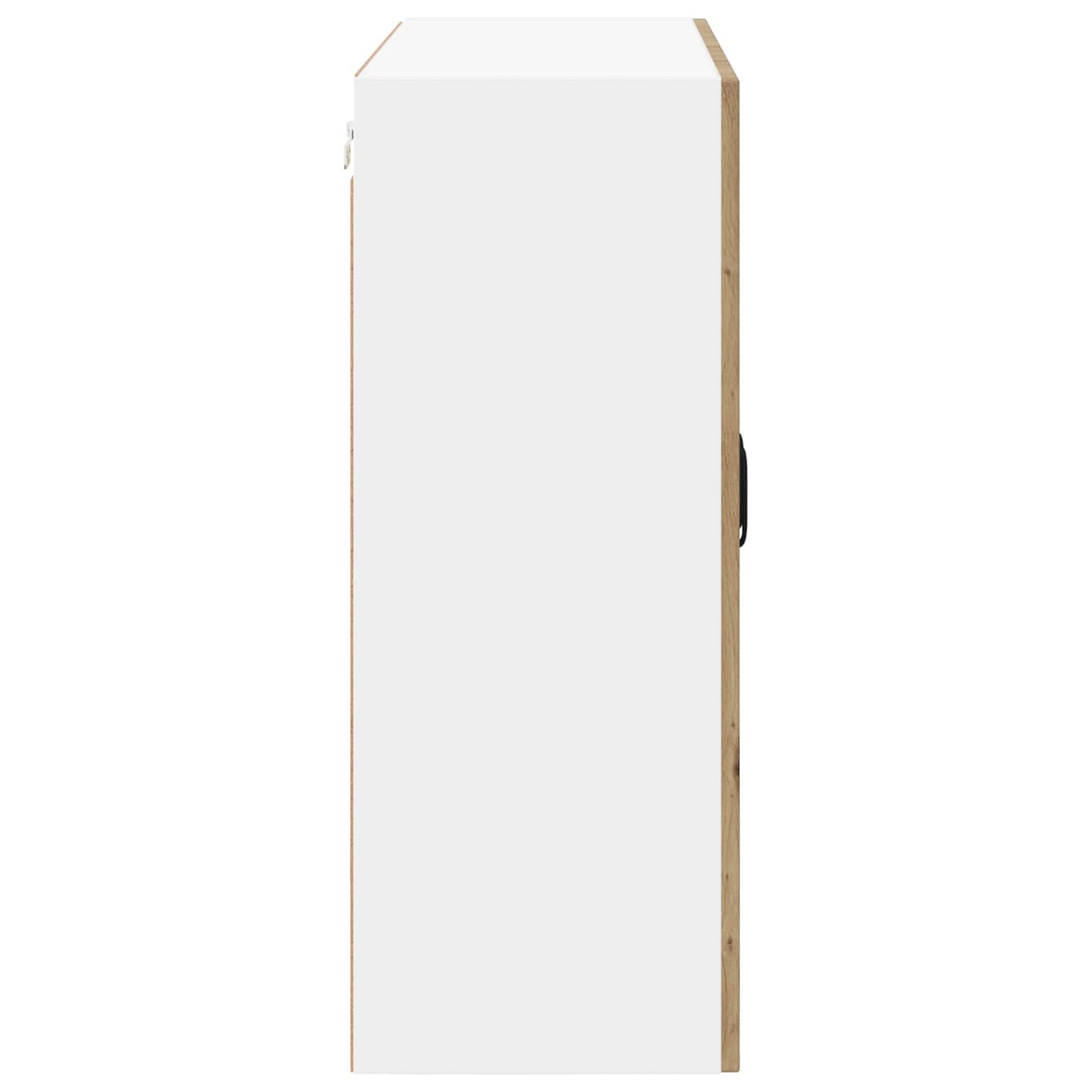 Wall Glass Cabinet LUCCA Artisan Oak 80 x 31 x 80 cm