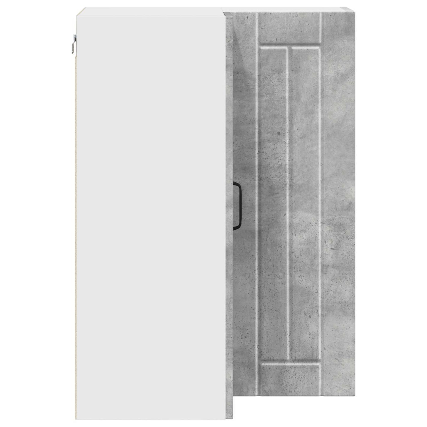 Wall Corner Cabinet LUCCA Concrete Grey 57 x 57 x 80 cm