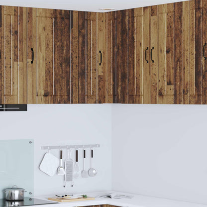 Wall Corner Cabinet LUCCA Old Wood 57 x 57 x 80 cm