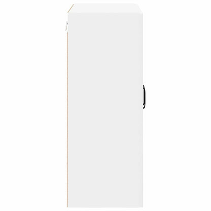 Wall Glass Cabinet LUCCA White 60 x 31 x 80 cm Engineered Wood