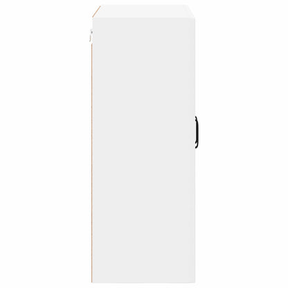 Wall Glass Cabinet LUCCA White 60 x 31 x 80 cm Engineered Wood