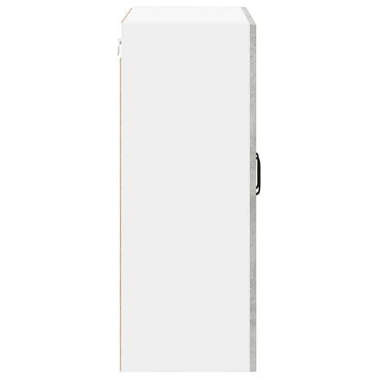 Wall Glass Cabinet LUCCA Concrete Grey 60 x 31 x 80 cm