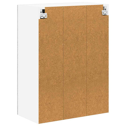 Wall Glass Cabinet LUCCA Grey Sonoma 60 x 31 x 80 cm