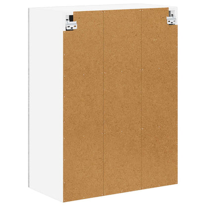 Wall Glass Cabinet LUCCA Grey Sonoma 60 x 31 x 80 cm