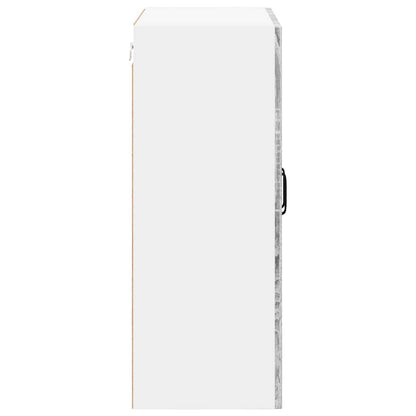 Wall Glass Cabinet LUCCA Grey Sonoma 60 x 31 x 80 cm